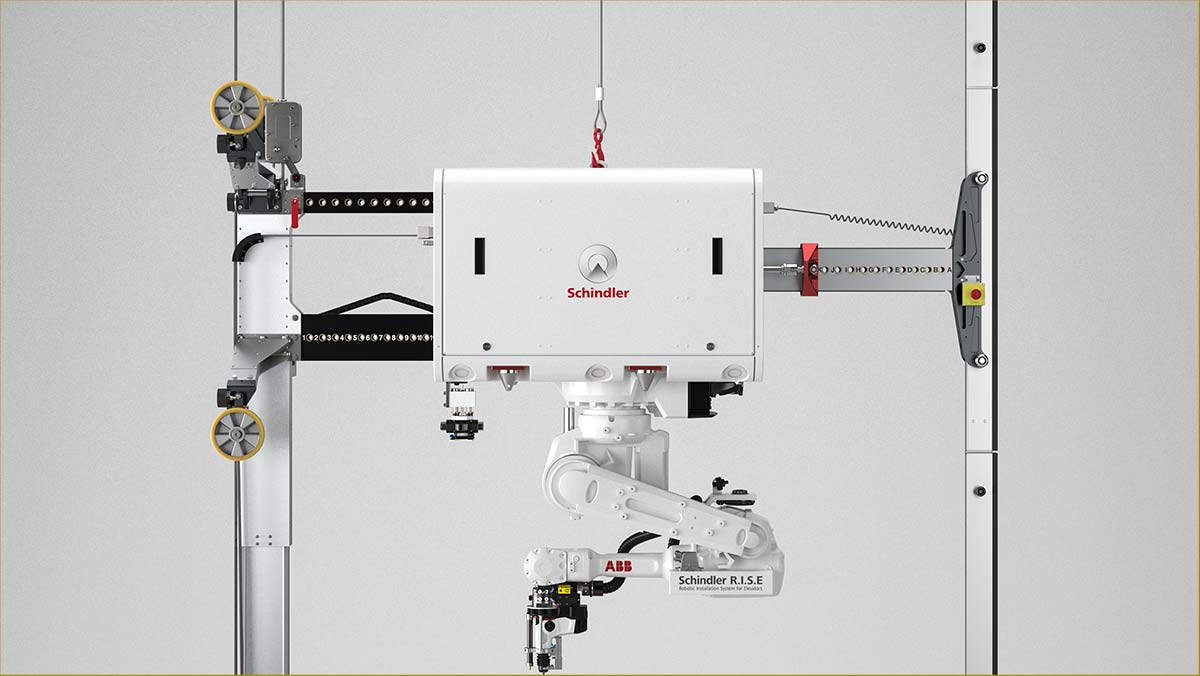 سیستم نصب رباتیک شیندلر برای آسانسورها