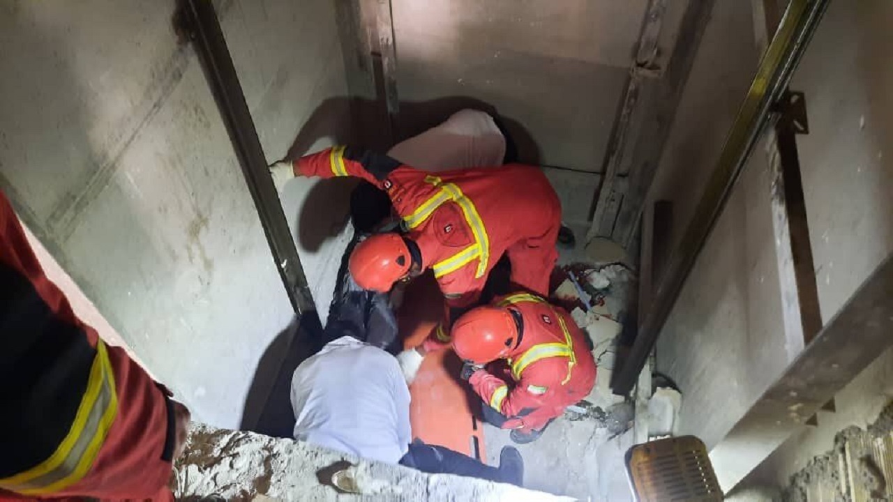 سقوط مرگبار مرد 35 ساله به چاهک آسانسور