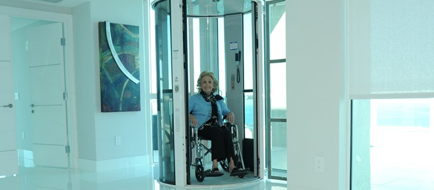 آسانسور خانگی و انواع آن + بررسی ابعاد و ویژگی های مختلف آسانسور مسکونی 17 آسانسور پانوراما