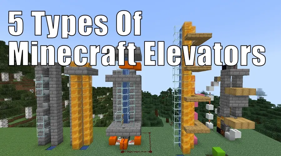 نحوه ی ساخت آسانسور در بازی ماین کرافت