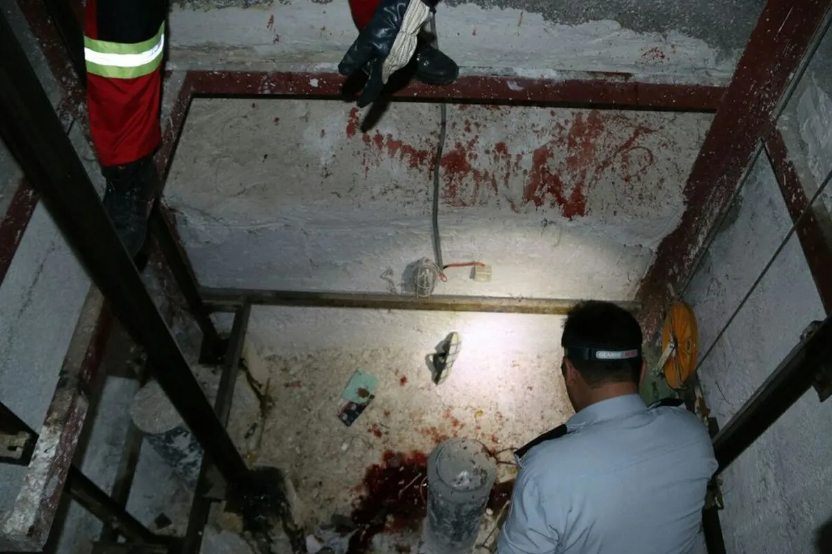 سقوط مرد میانسال اصفهانی در چاهک آسانسور