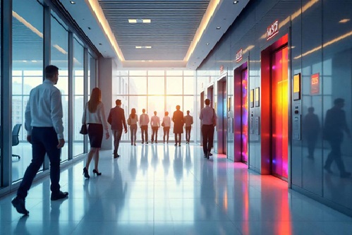 ترافیک کاذب در آسانسورهای گروهی