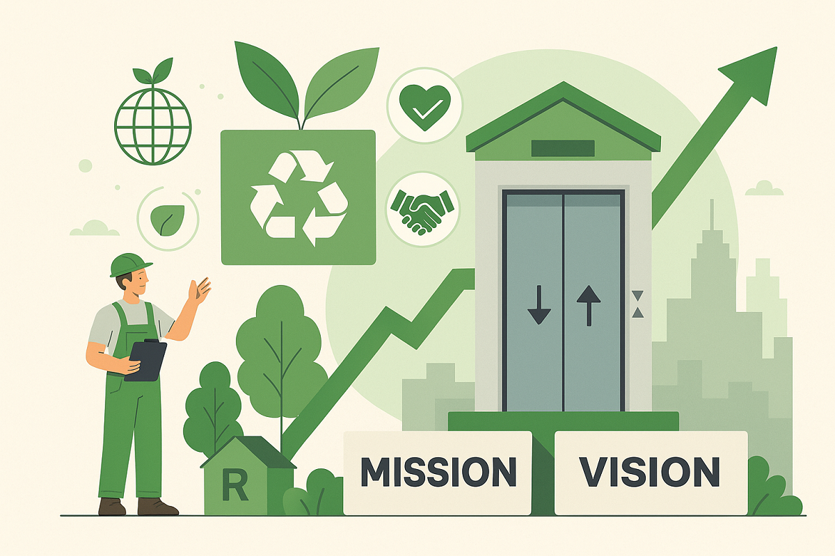 توسعه پایدار شرکت‌های آسانسوری